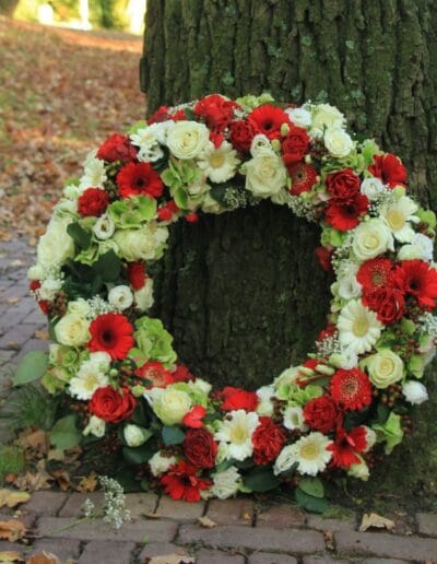 Corona funeraria elegante