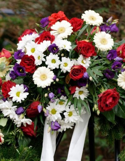 Corona funeraria personalizada en Albacete