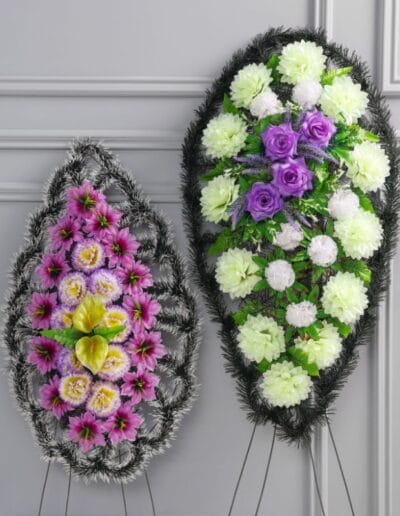 Corona funeraria personalizada