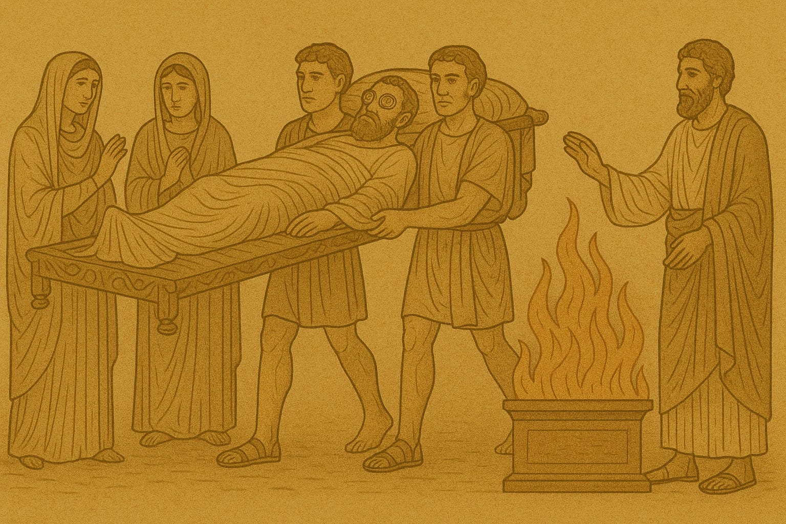 Funeral en la antigua Roma