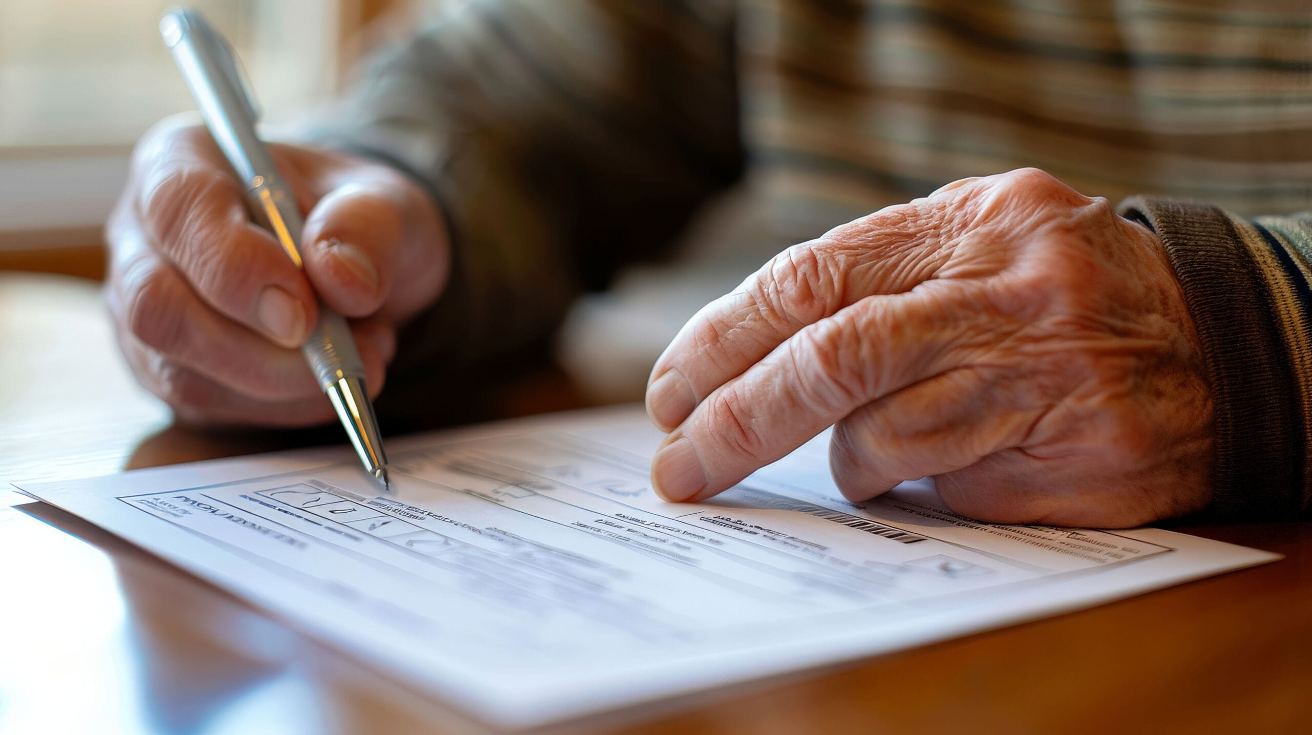 Firma de una herencia por una persona mayor