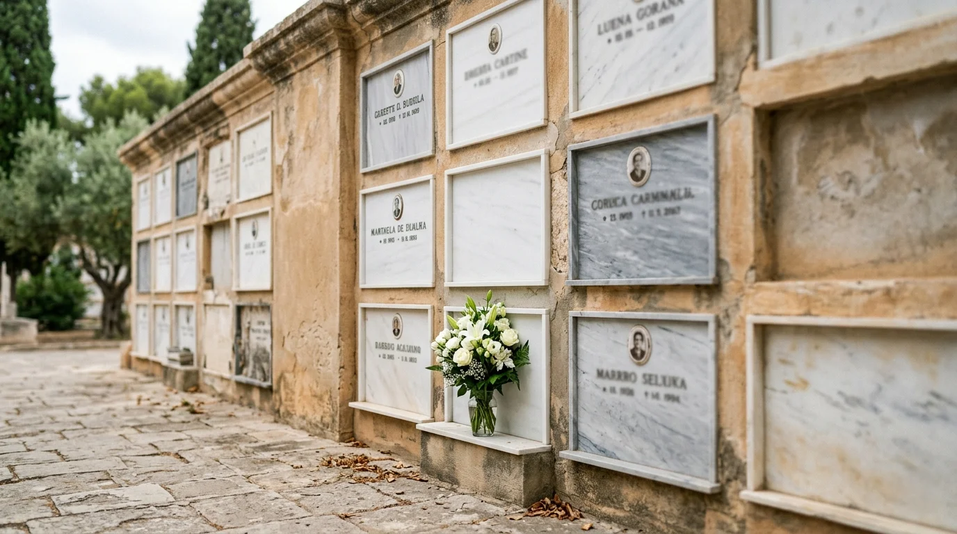 Nichos estándar en el Cementerio Municipal de Albacete